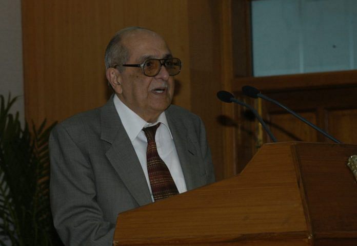 Senior Advocate of Supreme Court Fali S. Nariman | Sipra Das/The India Today Group/Getty Images