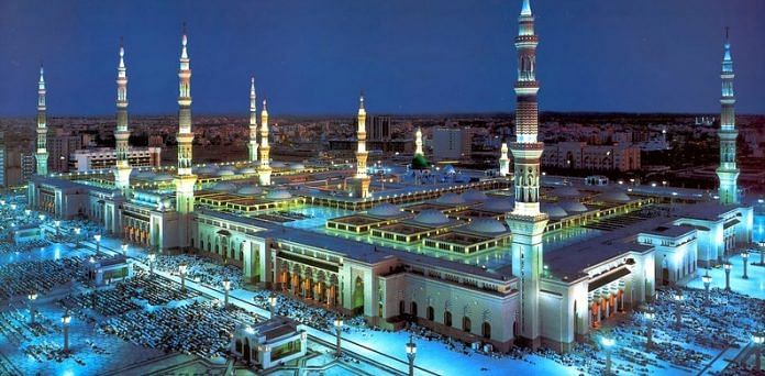 Mosque in Medina, Saudi Arabia