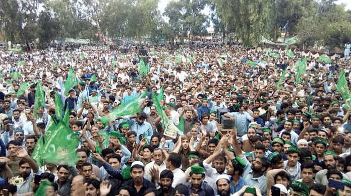 A PML(N) rally in Haripur