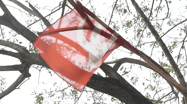 CPI(M) flags in Kerala | Nayanika Chatterjee/ThePrint