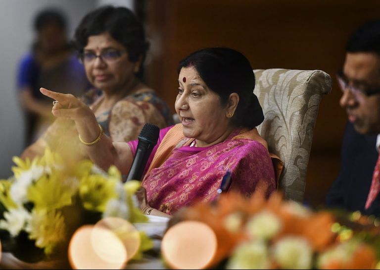 Illegal agents using asylum as a reason to traffick Indians abroad, says Sushma Swaraj