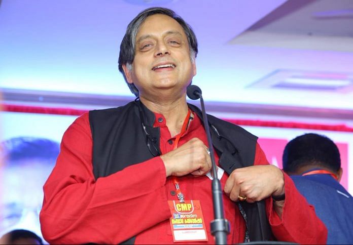 Shashi Tharoor at a conference