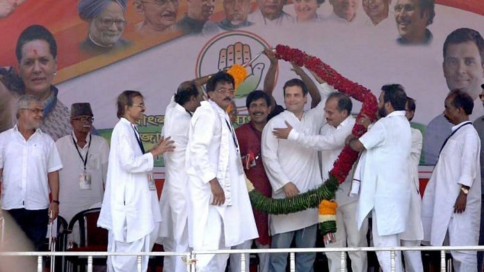 West Bengal Congress president Adhir Ranjan Chowdhury with party president Rahul Gandhi | Facebook