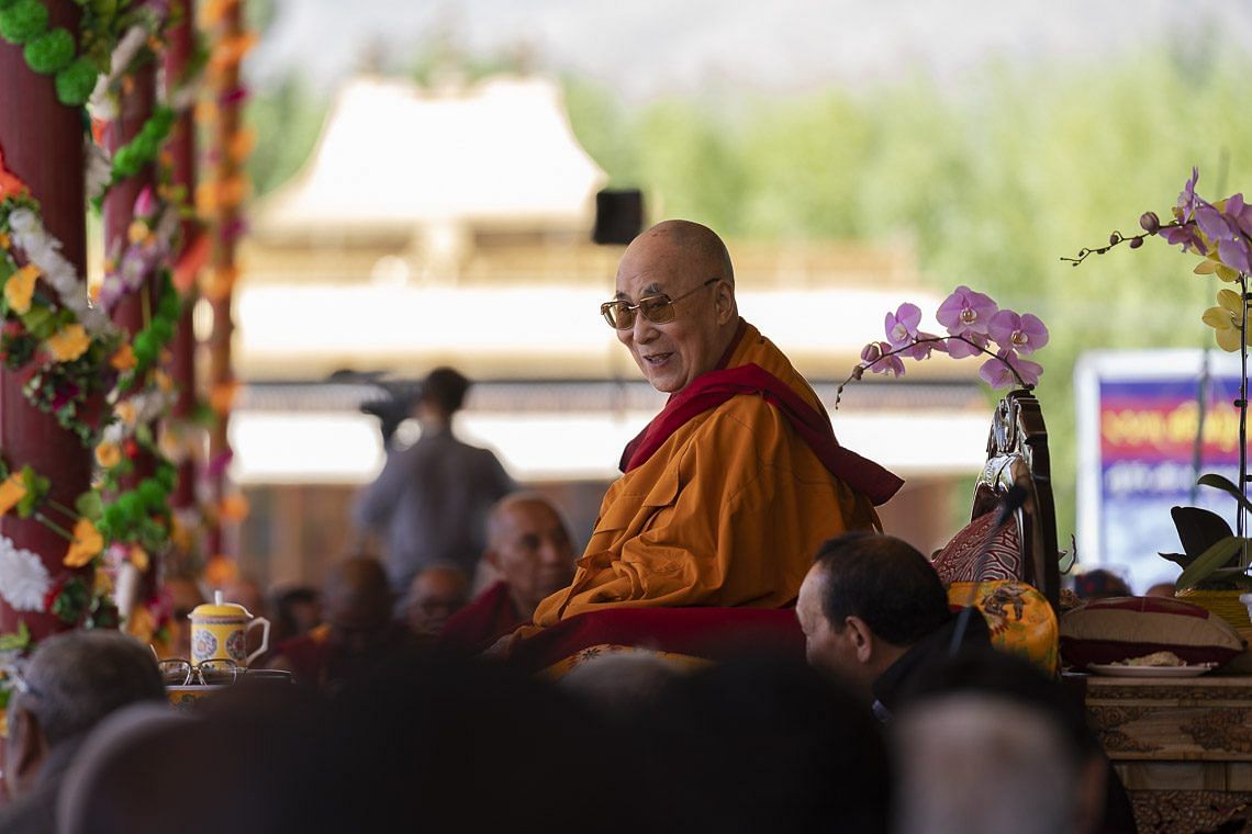 The Dalai Lama enjoying his birthday celebrations in Leh | Tenzin/Choejor