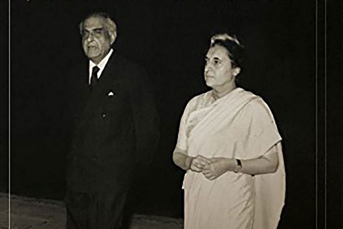 Former PM Indira Gandhi with her principal secretary P. N. Haksar | ThePrint.in