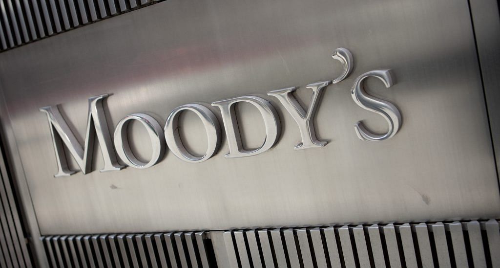 Moody's logo displayed outside its headquarters in New York | Scott Eells/Bloomberg