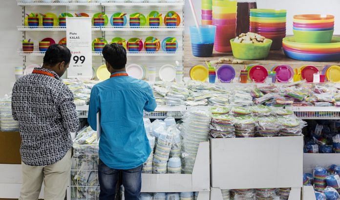 Customers at Ikea store, Hyderabad | Udit Kulshrestha/Bloomberg
