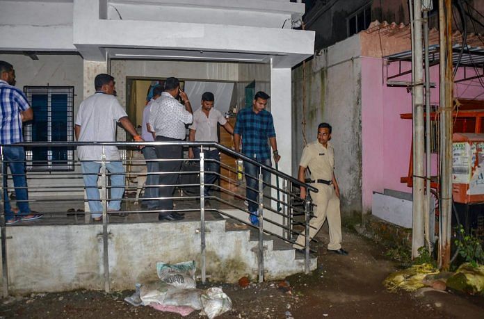 Maharashtra Anti-Terrorism Squad sleuths raid a Sanatan Sanstha member's house in Palghar | PTI