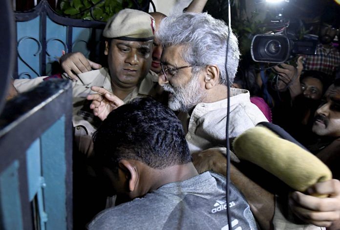 Activist Gautam Navlakha A trial court was the first destination for the police and the accused the night five activists were arrested.