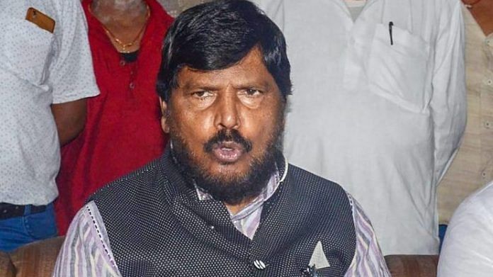 File photo of Ramdas Athawale | PTI