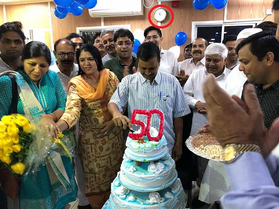 Kejriwal Birthday Celebrations