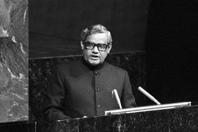 Foreign minister Atal Bihari Vajpayee addressed United Nations General Assembly in 1977 | UN