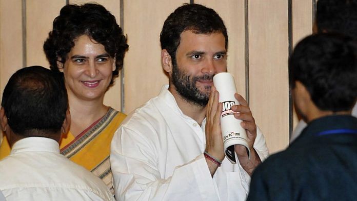 Priyanka Gandhi with Rahul Gandhi