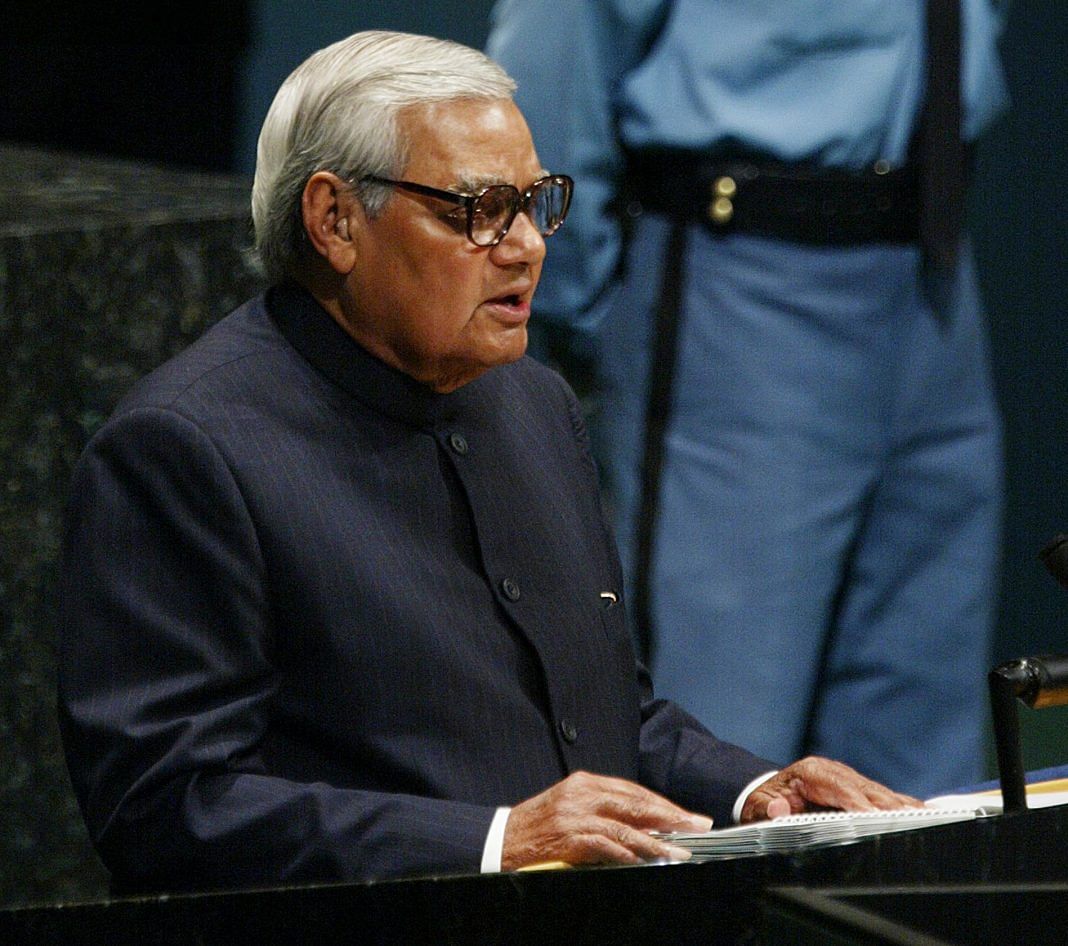 File photo of former Prime Minister Atal Bihari Vajpayee in 2003 | Mario Tama/Getty Images