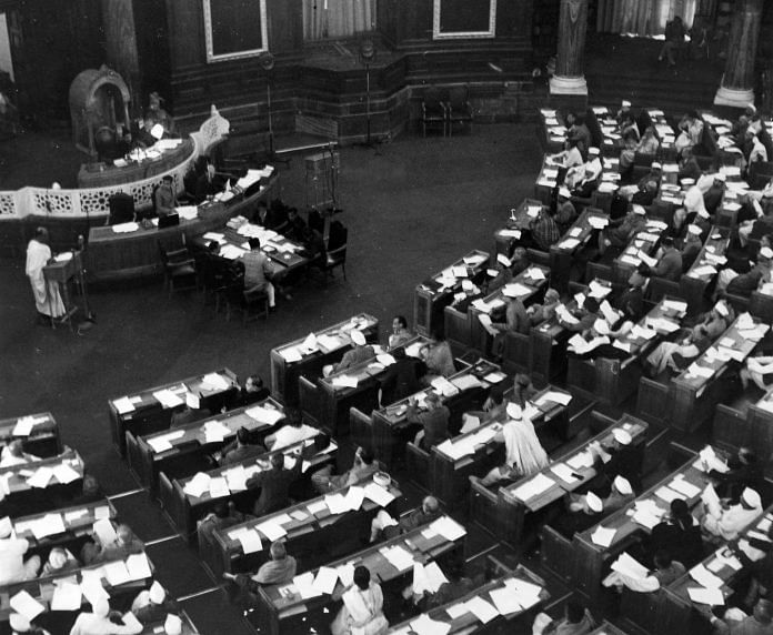 Allama Raghib Ahsan was elected to the Indian Constituent Assembly (above) in 1946 | Popperfoto/Getty Images