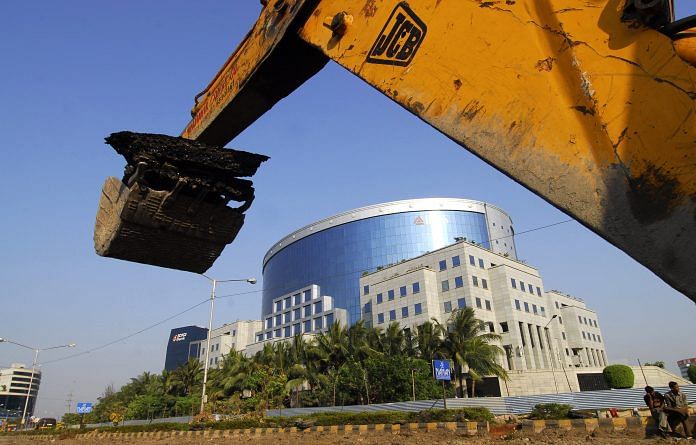 Latest news on Economy | ThePrint Road construction takes place near the IL&FS building in Mumbai