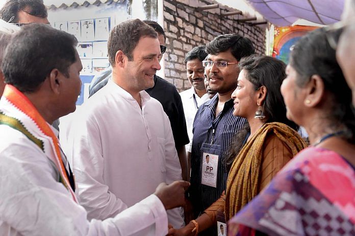 Congress President Rahul Gandhi interacts with people (representational image) | Twitter