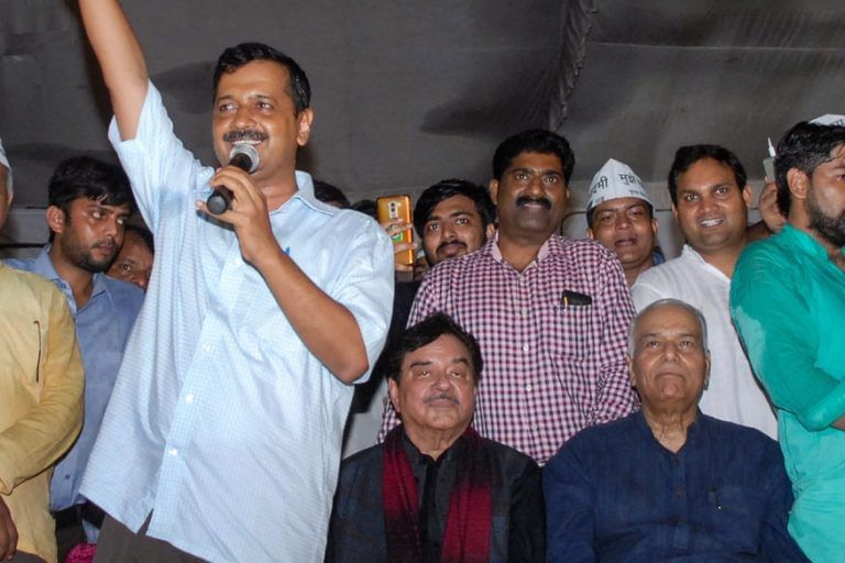 Yashwant Sinha, Shotgun on AAP wishlist for LS polls