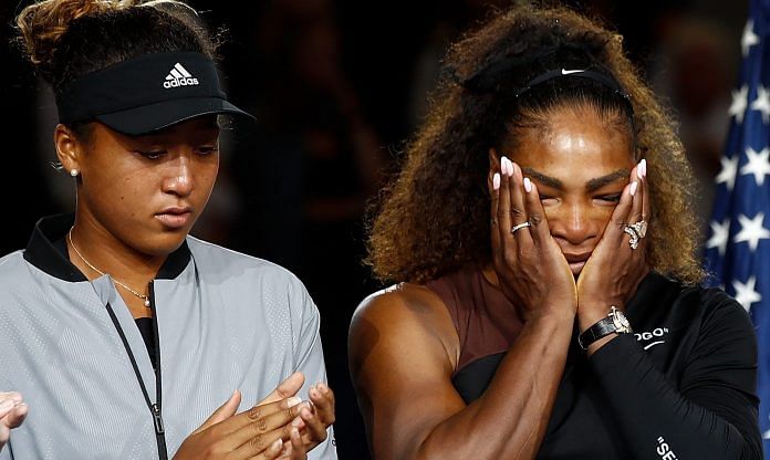 Naomi Osaka and Serena Williams | Julian Finney/Getty Images