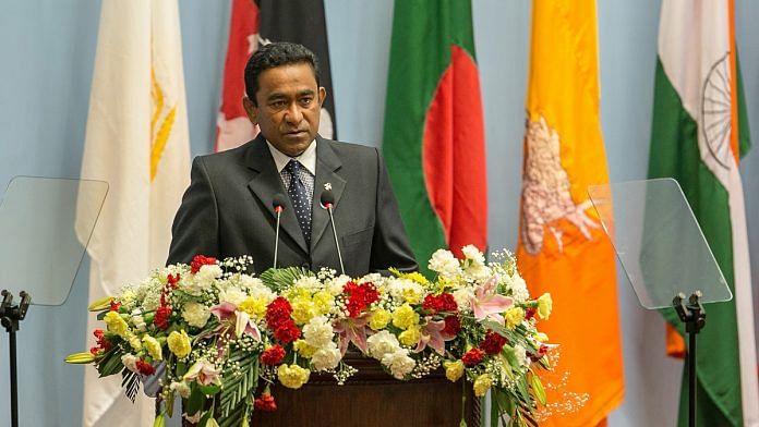 Abdulla Yameen | Narendra Shrestha - Pool/Getty Images