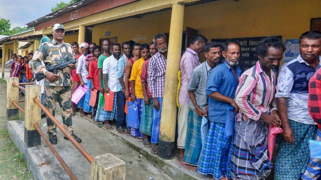 People waiting in a line in Assam (representational image)