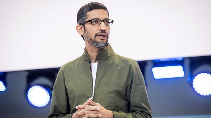 Sundar Pichai, chief executive officer of Google Inc | David Paul Morris/Bloomberg