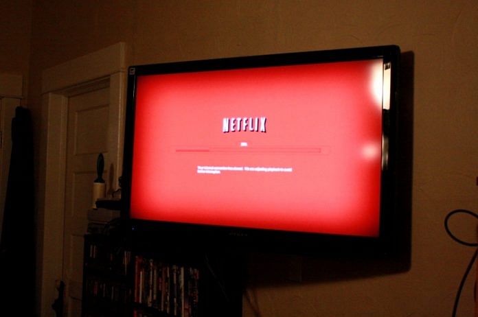 Netflix being streamed on television (Representational image) | Flickr