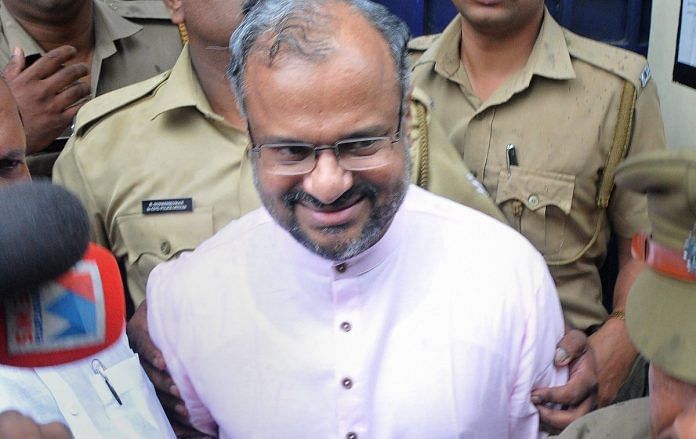 Rape accused Roman Catholic Bishop Franco Mulakkal after his release on bail | PTI