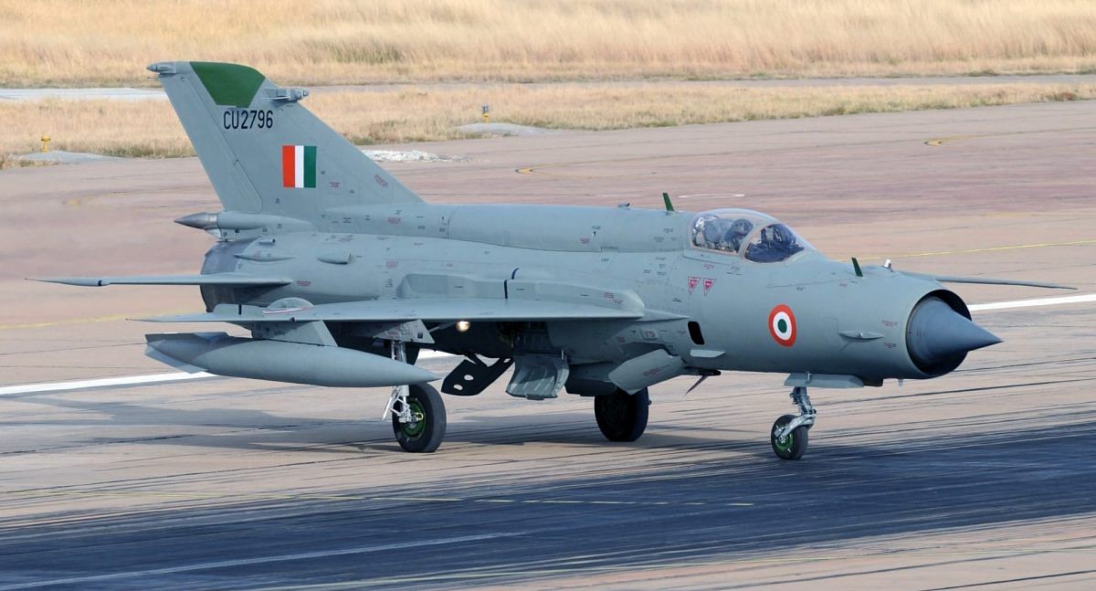 IAF’s MiG-21 fighter jet crashes near Rajasthan’s Suratgarh, pilot ejects safely