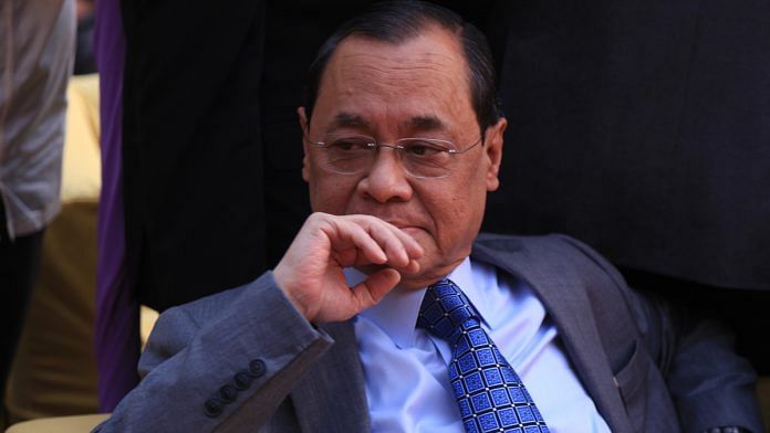 File photo of Chief Justice of India, Ranjan Gogoi | Manisha Mondal/ThePrint