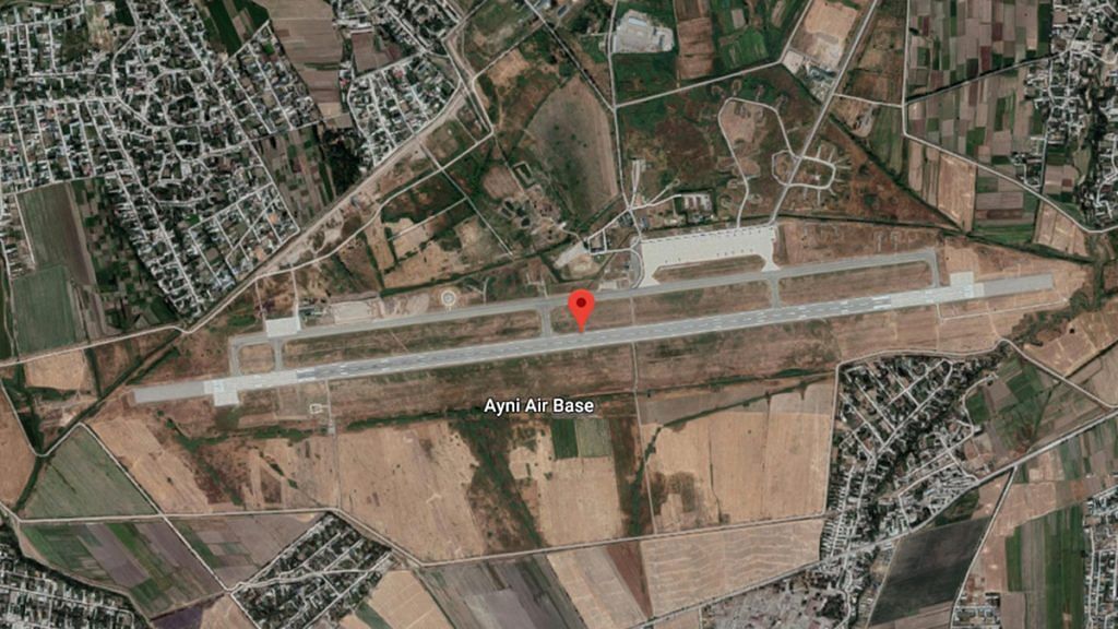 Ayni airbase | Google Maps