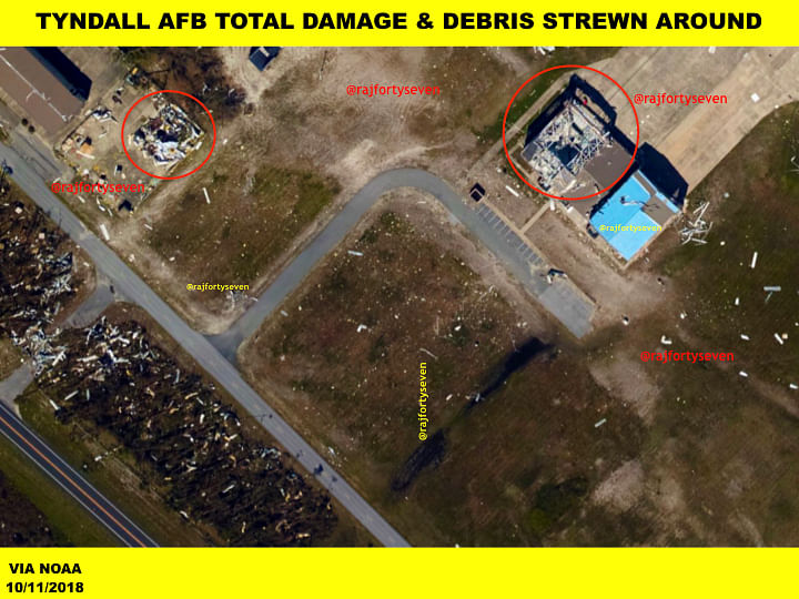 Satellite imagery of the damage by the storm | Col. Vinayak Bhat (retd) /ThePrint.in