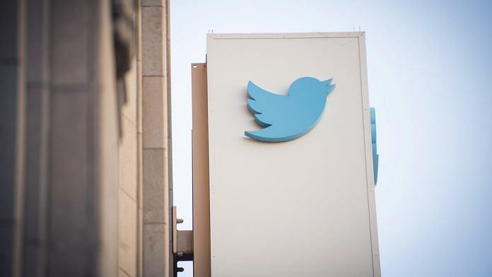 The Twitter Inc. logo displayed outside the company's headquarters in San Francisco | David Paul Morris/Bloomberg