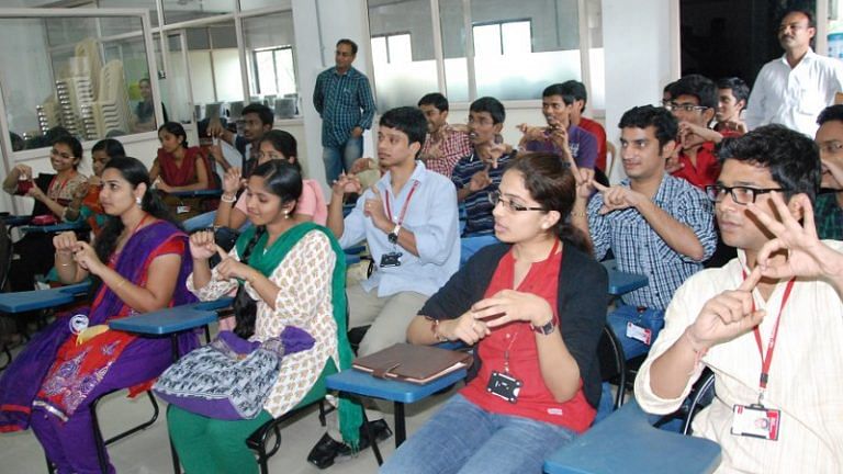 Indian Sign Language should be declared official language, but only taught by Deaf trainers