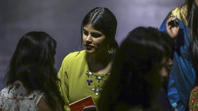 Mahima Kukreja at a #MeToo event in Mumbai | Dhiraj Singh/Bloomberg