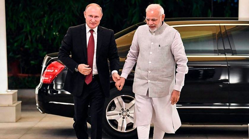 Putin and Modi | Twitter