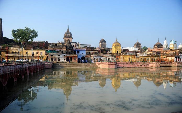 File photo of the Ram Ghat Temple in Ayodhya | Sanjay Kanojia/AFP/Getty Images