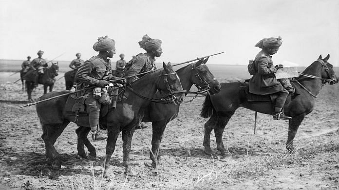 Indian soldiers during the first World War