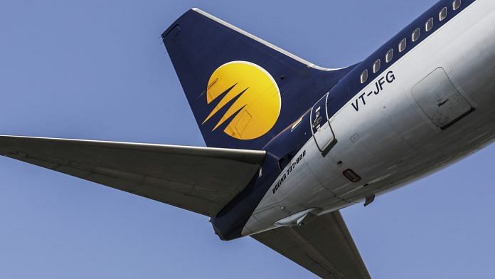 An aircraft operated by Jet Airways India Ltd. | Dhiraj Singh/Bloomberg
