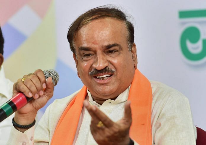 File photo of Union parliamentary affairs minister Ananth Kumar who passed away in Bengaluru on Monday