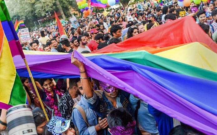 People during a Queer Pride march in New Delhi | PTI File Photo