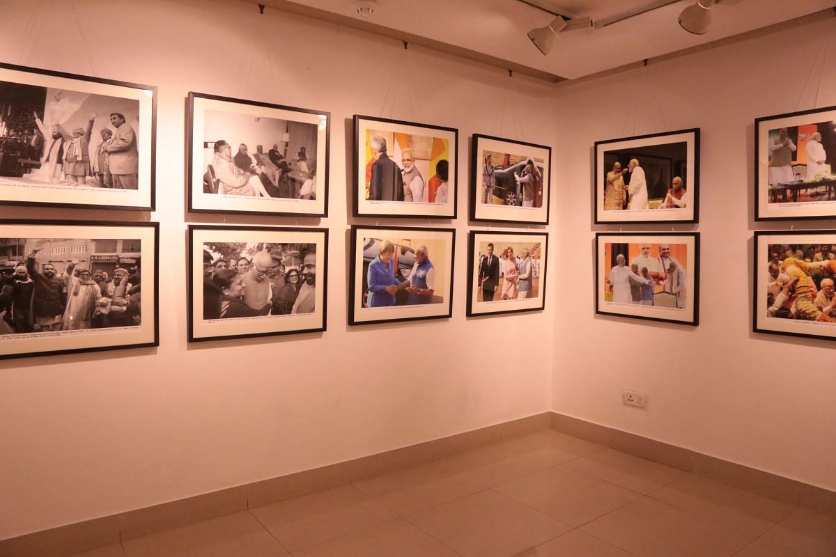 Modi corner of the exhibition
