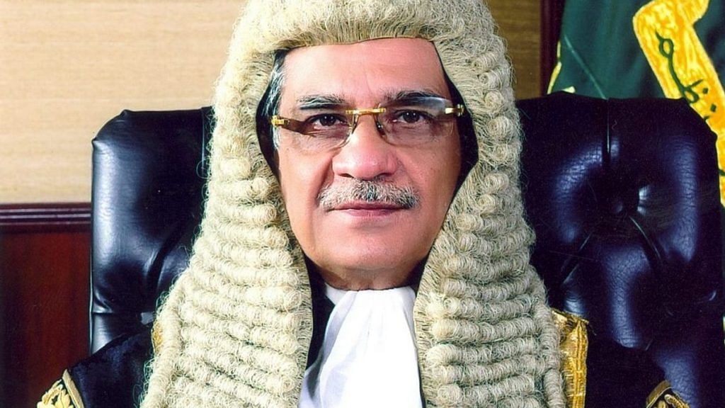 Chief Justice of Pakistan Mian Saqib Nisar