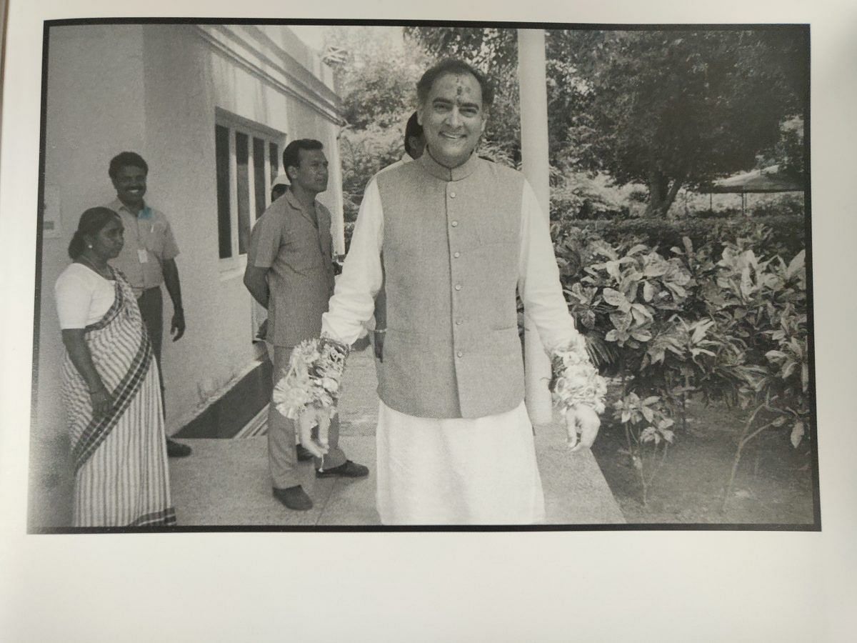 "Look how many sisters I have," Jain captioned this photo of Rajiv Gandhi on Rakhi day | Manisha Mondal/ThePrint