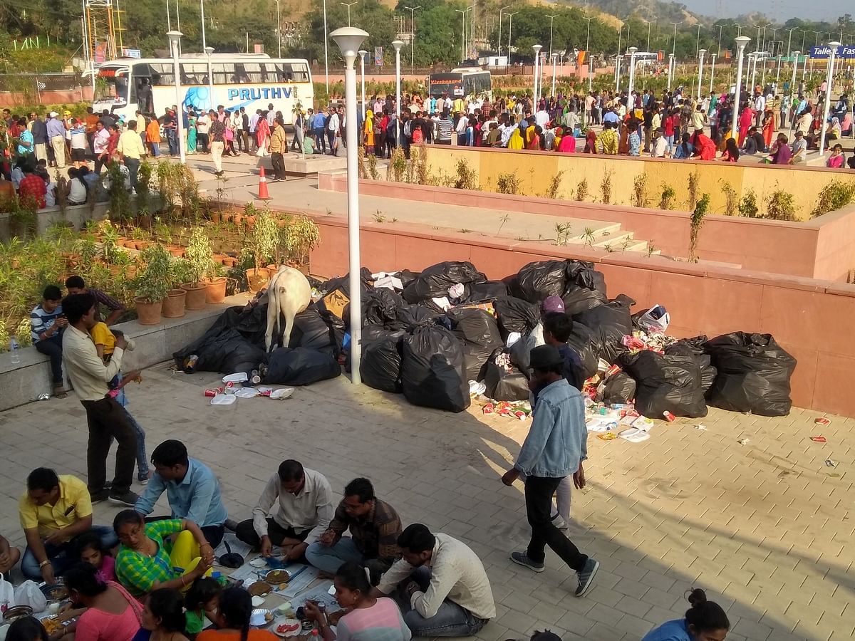 Garbage piles up in the complex | By special arrangement 
