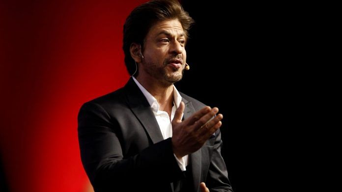 Shah Rukh Khan at a summit in New Delhi | Anindito Mukherjee/Bloomberg