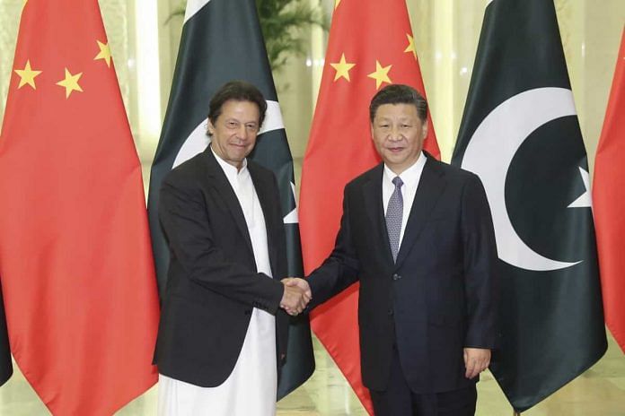 Chinese President Xi Jinping with Pakistan's Prime Minister Imran Khan | Sheng Jiapeng/China News Service/VCG via Getty Images