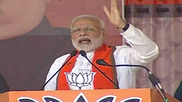 Modi attacks Congress, says party’s politics begins and ends with one family