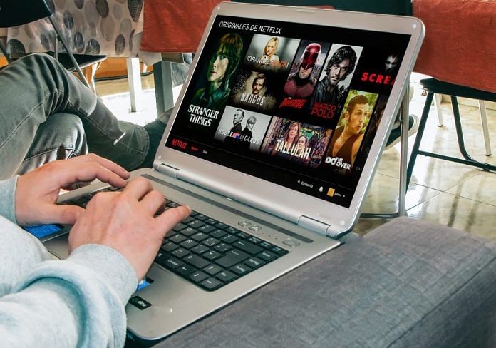 Netflix open on a laptop | Twitter