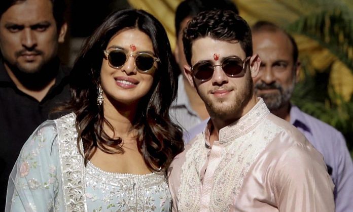 Priyanka Chopra with Nick Jonas in Mumbai | PTI